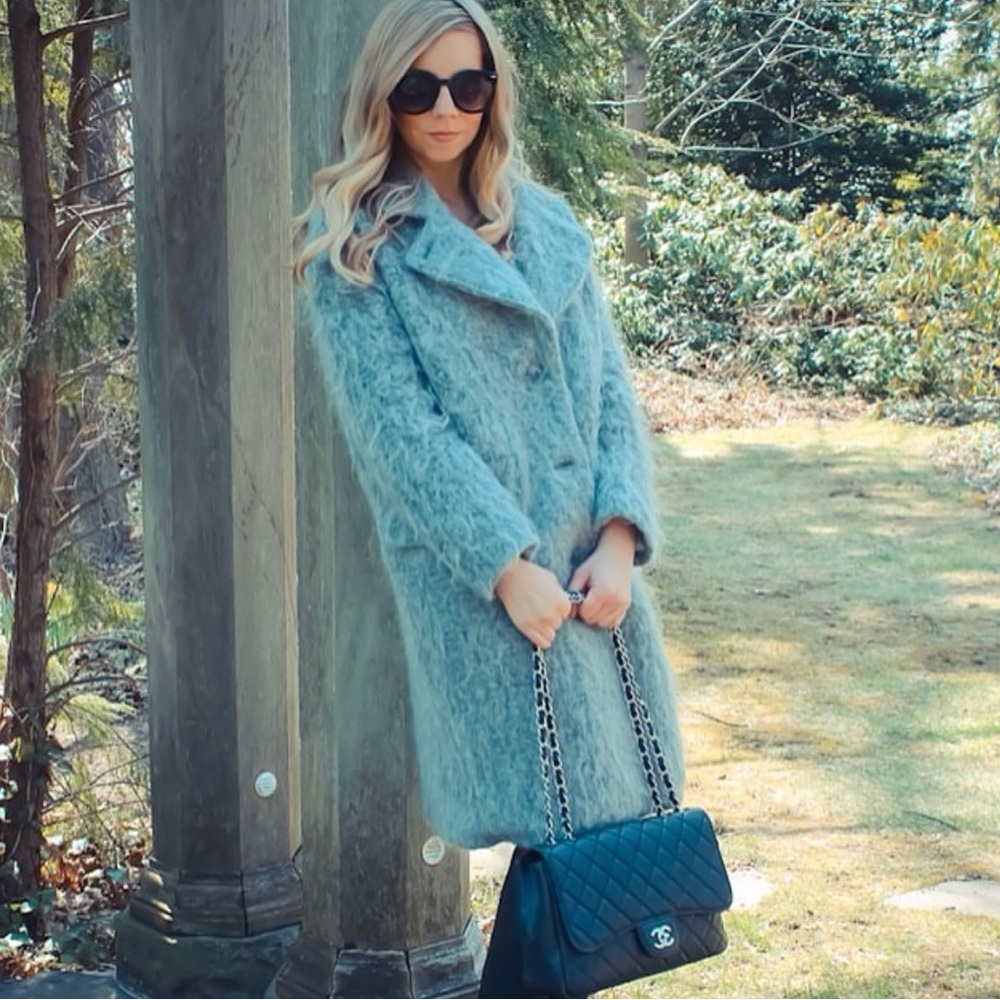 Cozy Grey Mohair H&M Coat
